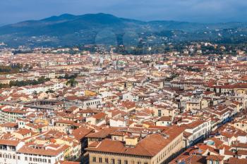 travel to Italy - Florence city skyline from Campanile