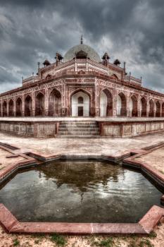 Humayun's Tomb. Delhi, India. HDR image