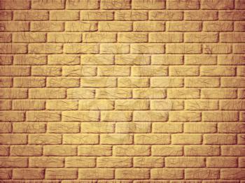 Vintage brick wall background. Digitally generated image.