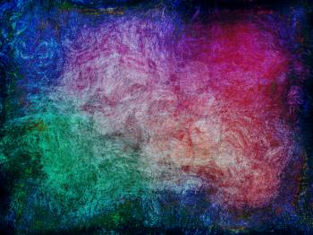 Grungy multicolored abstract background.Digitally generated image.