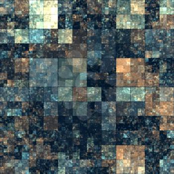 Cube shape kaleidoscope abstract background.Digitally generated image.