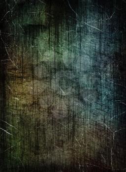 Scratched dark grunge texture as abstract background.Digitally generated image.