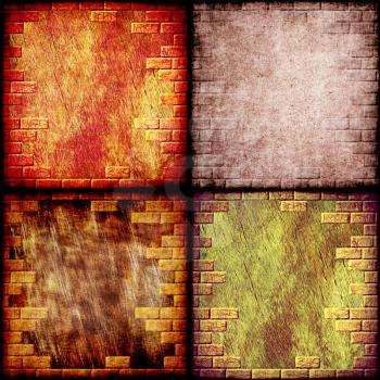 Grunge abstract background collage.Digitally generated image.
