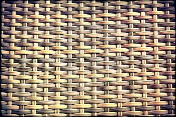 Weaved rattan texture suitable as abstract background.