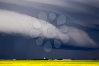 Prairie Storm Clouds ominous weather Saskatchewan Canada