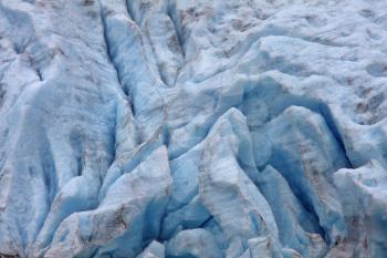 Icefield at Bear Glacier National Park in British Columbia