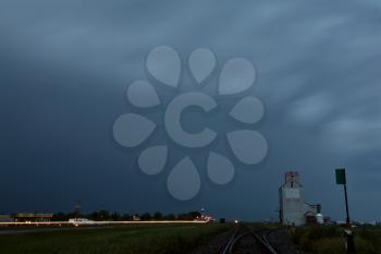 Storm clouds over Rouleau Saskatchewan