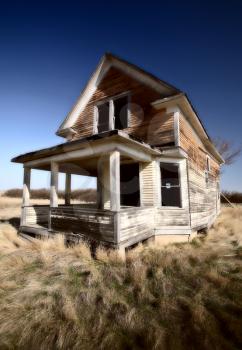 Old abandoned Saskatchewan farmhouse
