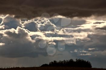Storm clouds in Saskatchewan