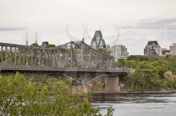 Bridge over Ottawa River Ontario Canada scenic