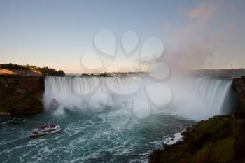 Niagara Falls in Ontario Canada cascading water
