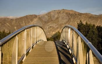 Lake Tekapo New Zealand Walking Bridge to the Church