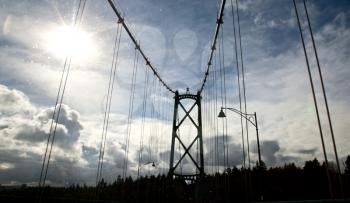 Lions Gate Bridge Vancouver British Columbia Canada