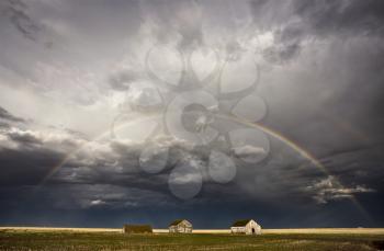 Prairie Storm Clouds Canada Saskatchewan Summer Warnings