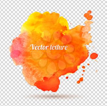 Abstract watercolor texture. Vector. Isolated.