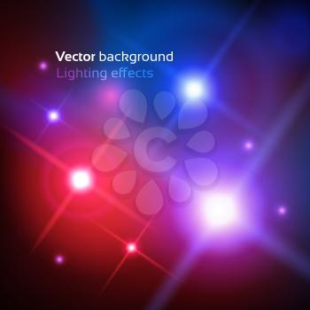 Disco lights. Vector background.