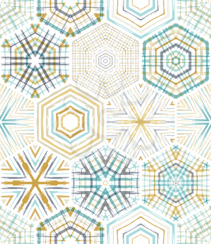 Vector ethnic textile boundless background. Boundless background can be used for web page backgrounds, wallpapers and invitations.