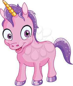 Smiling unicorn