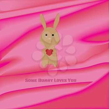 Royalty Free Clipart Image of a Valentine card