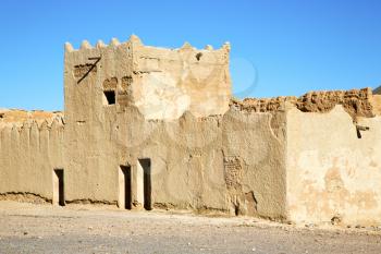 hill africa in morocco the old contruction       and   historical village