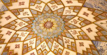 in iran abstract texture of the religion architecture mosque roof persian history