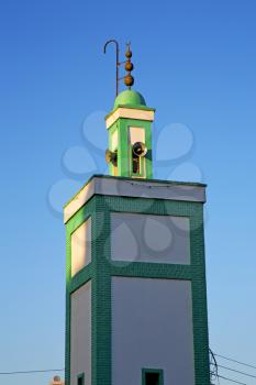  muslim the history  symbol  in morocco  africa  minaret religion and  blue    sky