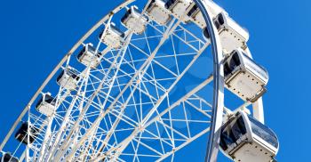 in south africa close up of the blur ferris weel  texture background and sky