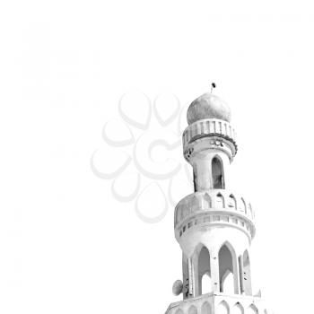  minaret and religion in clear sky in oman muscat the old mosque