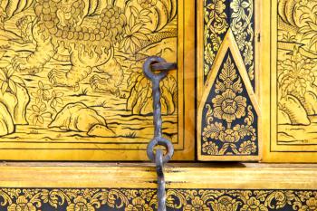  thailand       and  asia   in  bangkok     temple abstract cross colors door wat  palaces   colors religion      gate