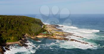  blur  in south africa     sky ocean    tsitsikamma reserve  nature and rocks
