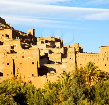 africa in morocco the old contruction and the historical village