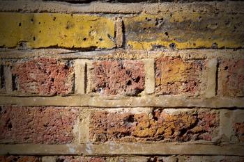 in london    abstract texture of a ancien wall and ruined brick