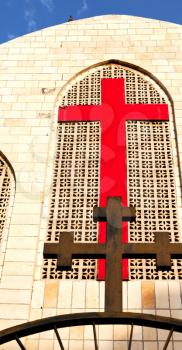 in amman jordan the chatolic church and the cross for religion