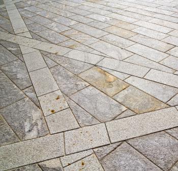 brick in  legnano  street lombardy italy  varese abstract   pavement of a curch and marble