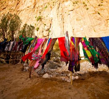  in todra gorge morocco africa and scarf shop
