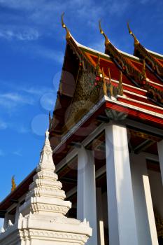  asia  bangkok in   temple  thailand abstract   cross colors roof    wat        and    colors religion mosaic  sunny
