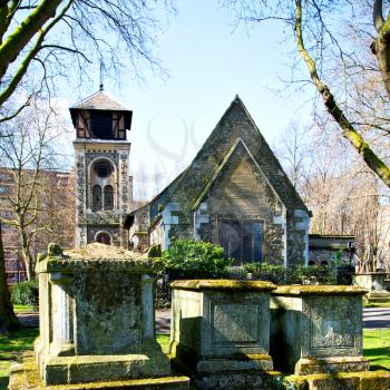 in cemetery england europe old construction    and  history