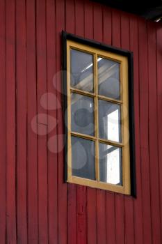 yellow  venetian blind and a wood wall in la boca buenos aires argentina