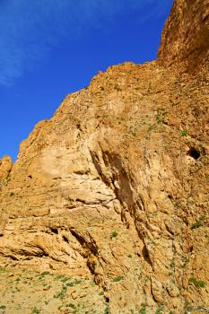 in todra africa morocco the atlas dry     mountain