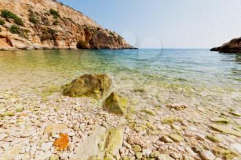  in thurkey antalya lycia way water rocks and sky near the nature