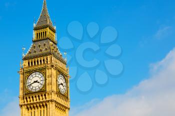 london big ben and historical old construction england   city