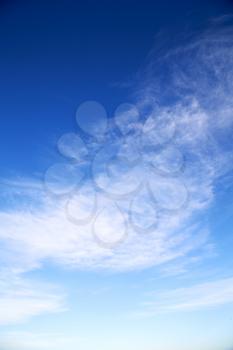 sunrise  in the colored sky white soft clouds and abstract background
