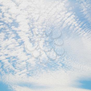 in the sky of italy europe cloudy fluffy cloudscape