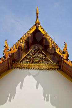  asia  bangkok in   temple  thailand abstract   cross colors roof    wat        and    colors religion mosaic  sunny
