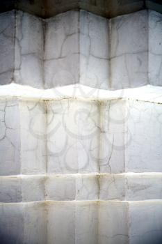 thailand abstract cross white marble  in the temple bangkok