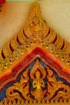 kho samui bangkok in thailand incision of the buddha gold  temple