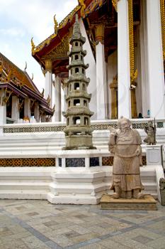  in the temple bangkok asia   thailand abstract cross        step    wat  palaces   