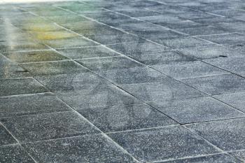 in   asia  bangkok thailand abstract pavement cross stone step in the temple 