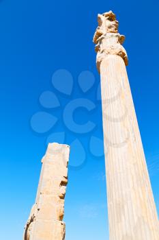 blur  in iran persepolis the old  ruins historical destination monuments and ruin
