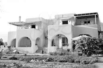   isle of       greece antorini europe  old house and  white color